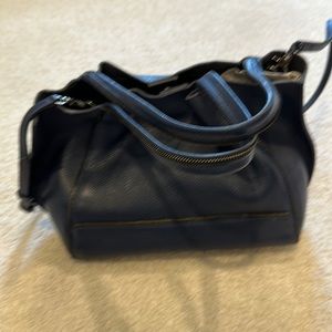 Navy handbag or shoulder bag